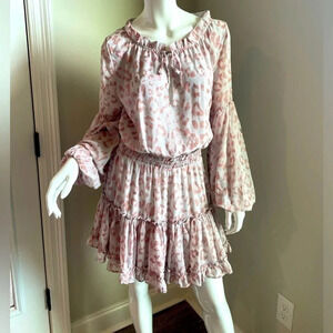 Buddy Love Zozo Dress in Rose Gold size medium